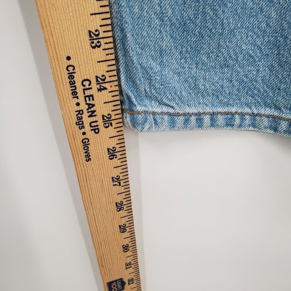 Reformation Women's Straight Leg Jeans - Blue - Picture 11 of 13